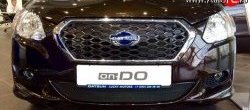 1 469 р. Сетка на бампер Russtal (черная) Datsun on-DO седан дорестайлинг (2014-2019)  с доставкой в г. Воронеж. Увеличить фотографию 8