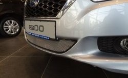 1 899 р. Сетка на бампер Russtal (хром) Datsun on-DO седан дорестайлинг (2014-2019)  с доставкой в г. Воронеж. Увеличить фотографию 4