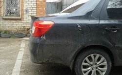 1 959 р. Лип спойлер K2 Datsun on-DO седан дорестайлинг (2014-2019) (Неокрашенный)  с доставкой в г. Воронеж. Увеличить фотографию 2