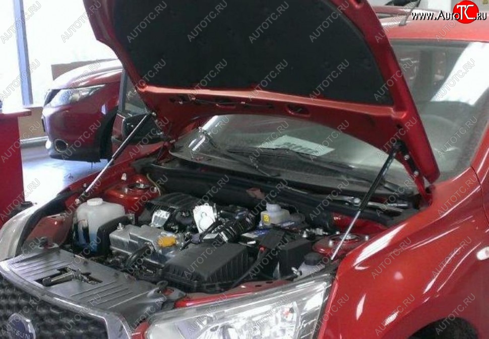 2 199 р. Газовые упоры капота Berkut Datsun on-DO седан дорестайлинг (2014-2019)  с доставкой в г. Воронеж