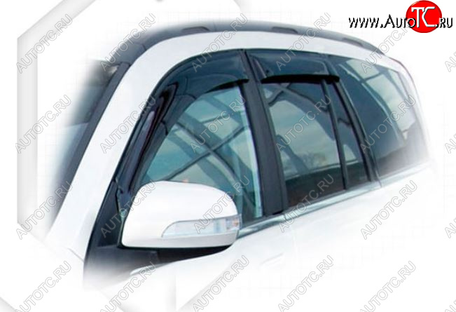 2 079 р. Дефлектор капота CA-Plastiс  Derways Hower Н3 (2017-2019) (Classic полупрозрачный, Без хром молдинга, Крепление только на скотч)  с доставкой в г. Воронеж