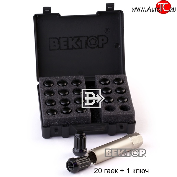 3 439 р. Комплект колёсных гаек Вектор M12 1.5    с доставкой в г. Воронеж