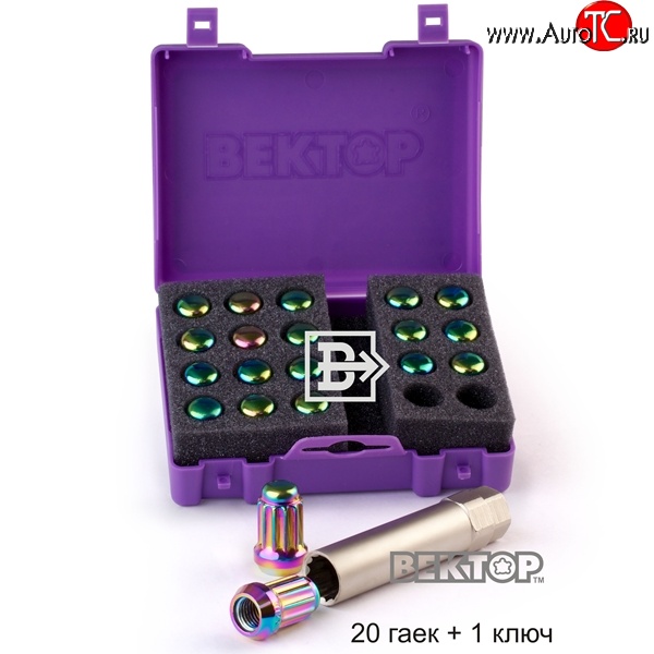 3 729 р. Комплект колёсных гаек Вектор M12 1.25    с доставкой в г. Воронеж