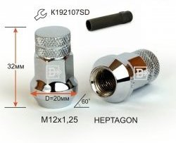 Колёсная гайка Вектор M12 1.25 Лада 2102 (1971-1985) 