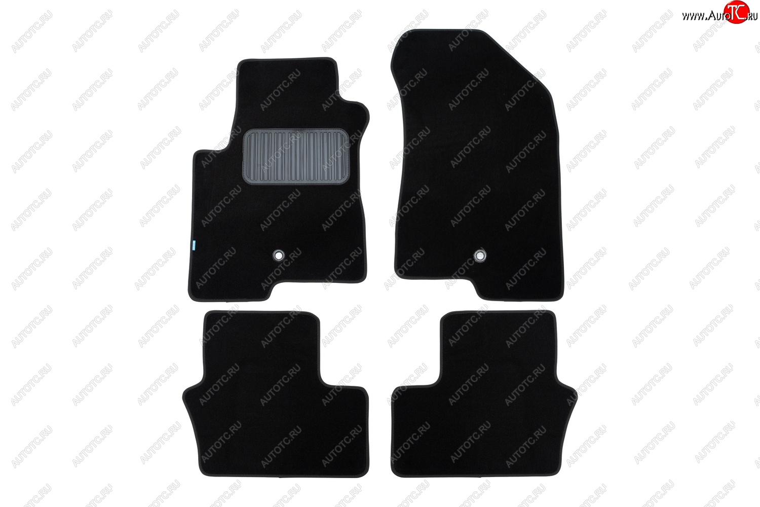 369 р. Коврики в салон Klever Premium (текстиль)  Dodge Caliber (2006-2012) (Черный)  с доставкой в г. Воронеж