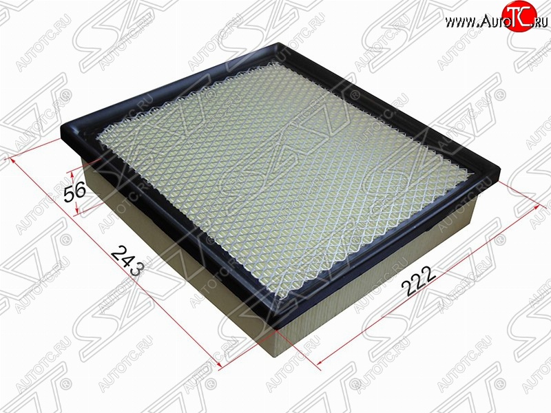 299 р. Фильтр воздушный двигателя SAT (243х222х56 mm)  Jeep Grand Cherokee  WK2 (2010-2022), Lexus ES250  XV60 (2012-2015), Lexus ES350 ( XV40,  XV60) (2009-2015), Lexus NX200  Z10 (2014-2021), Lexus NX200T  Z10 (2014-2017), Lexus NX300h  Z10 (2014-2017), Lexus RX270  AL10 (2010-2012), Lexus RX350  AL10 (2008-2015), Lexus RX450H  AL10 (2009-2012), Mitsubishi L200  5 KK,KL (2015-2022), Mitsubishi Pajero Sport  QE (2015-2021), Toyota Camry ( XV50,  XV55) (2011-2018), Toyota Harrier  XU60 (2013-2020), Toyota Highlander  XU50 (2013-2020), Toyota Sienna  XL30 (2010-2020)  с доставкой в г. Воронеж