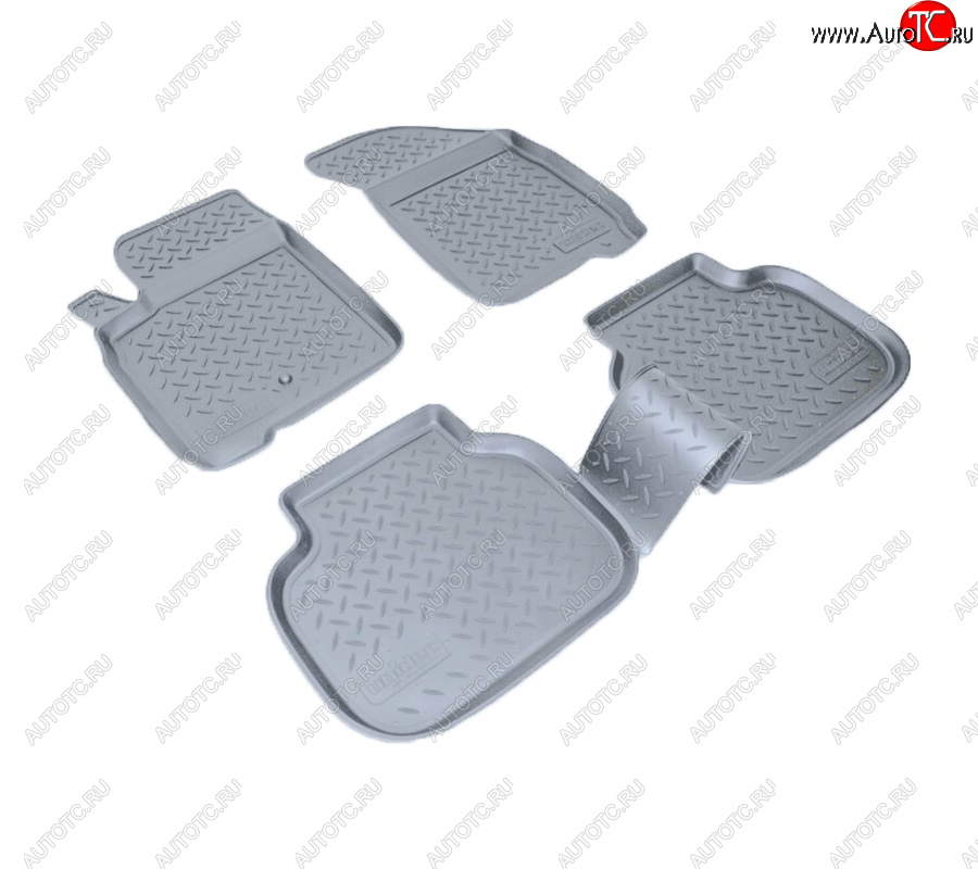 3 199 р. Коврики салона Norplast Unidec  Dodge Journey  JC (2007-2015), Fiat Freemont (2011-2016) (Цвет: серый)  с доставкой в г. Воронеж