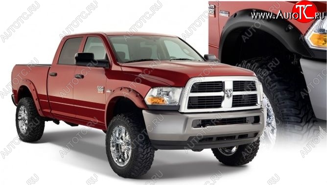 23 749 р. Накладки на колёсные арки BUSHWACKER DESIGN Dodge Ram DJ, DS (2008-2012) (Неокрашенные)  с доставкой в г. Воронеж
