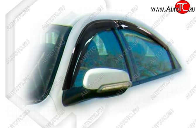2 099 р. Дефлектора окон CA-Plastic Dodge Stratus (2004-2006) (Classic полупрозрачный, Без хром.молдинга)  с доставкой в г. Воронеж