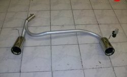 5 499 р. Разводка глушителя на две стороны (раздвоенный выхлоп) Sport  Ford Focus  2 (2004-2008) хэтчбэк 3 дв. дорестайлинг, хэтчбэк 5 дв. дорестайлинг (Без насадок)  с доставкой в г. Воронеж. Увеличить фотографию 4