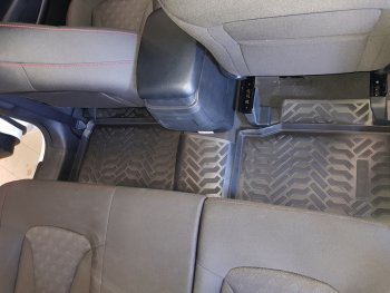 2 349 р. Коврики салона Aileron (3D с подпятником) FAW Besturn X80 дорестайлинг (2014-2019)  с доставкой в г. Воронеж. Увеличить фотографию 3