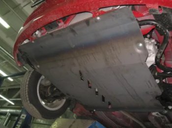 11 949 р. Защита картера двигателя и КПП Alfeco  FAW V2 (2010-2015) (Алюминий 3 мм)  с доставкой в г. Воронеж. Увеличить фотографию 2