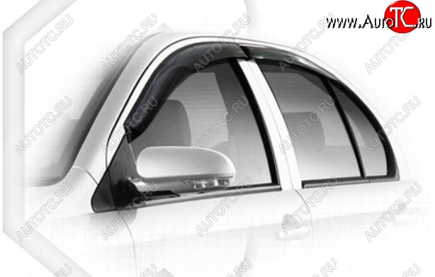 1 999 р. Дефлектора окон CA-Plastiс  FAW V5 (2012-2017) (Classic полупрозрачный, Без хром.молдинга)  с доставкой в г. Воронеж