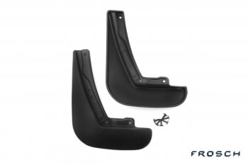 4 799 р. Передние брызговики Frosch  Fiat 500  312,FF (2007-2015) дорестайлинг хэтчбэк 3 дв.  с доставкой в г. Воронеж. Увеличить фотографию 2