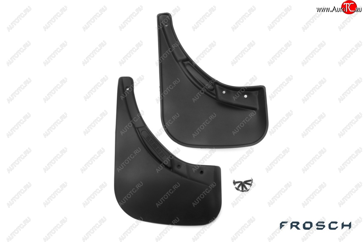 2 379 р. Брызговики задние Frosch  Fiat 500  312,FF (2007-2015) дорестайлинг хэтчбэк 3 дв.  с доставкой в г. Воронеж