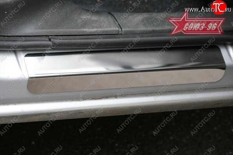 2 294 р. Накладки на внутренние пороги Souz-96 (без логотипа) Fiat Doblo 223 дорестайлинг (2000-2005)  с доставкой в г. Воронеж