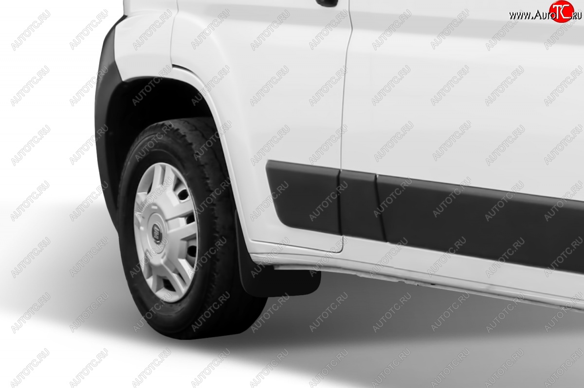 4 799 р. Брызговики передние (установка без подкрылка) Frosch  Fiat Ducato  250 (2006-2014)  с доставкой в г. Воронеж