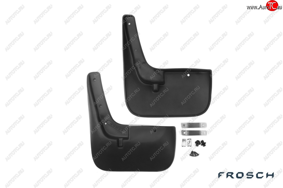 4 799 р. Брызговики передние (для установки с подкрылками) Frosch  Fiat Ducato  250 (2006-2014)  с доставкой в г. Воронеж