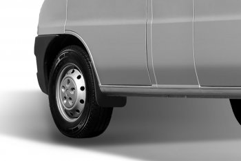 4 799 р. Брызговики передние (для установки с подкрылками) Frosch  Fiat Ducato  250 (2006-2014)  с доставкой в г. Воронеж. Увеличить фотографию 2