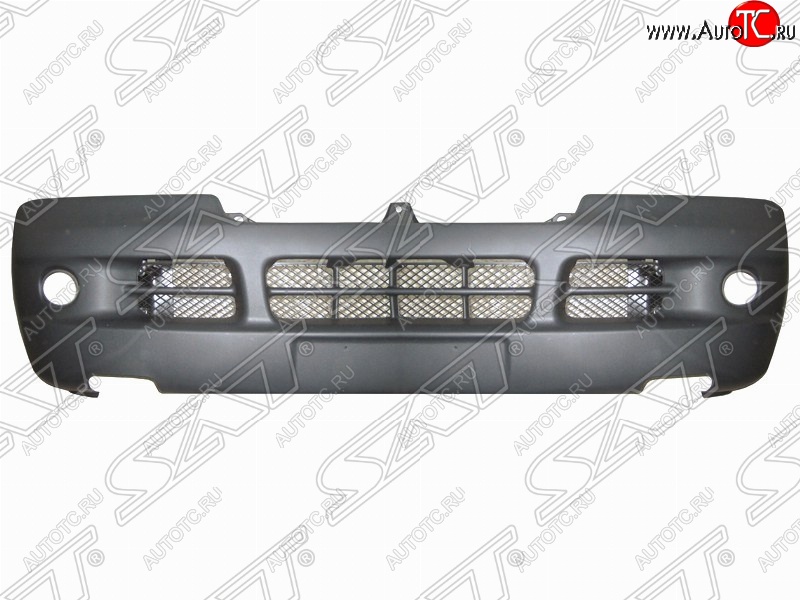 7 249 р. Передний бампер SAT (под туманки, Тайвань) Fiat Ducato 244 (2002-2012) (Неокрашенный)  с доставкой в г. Воронеж