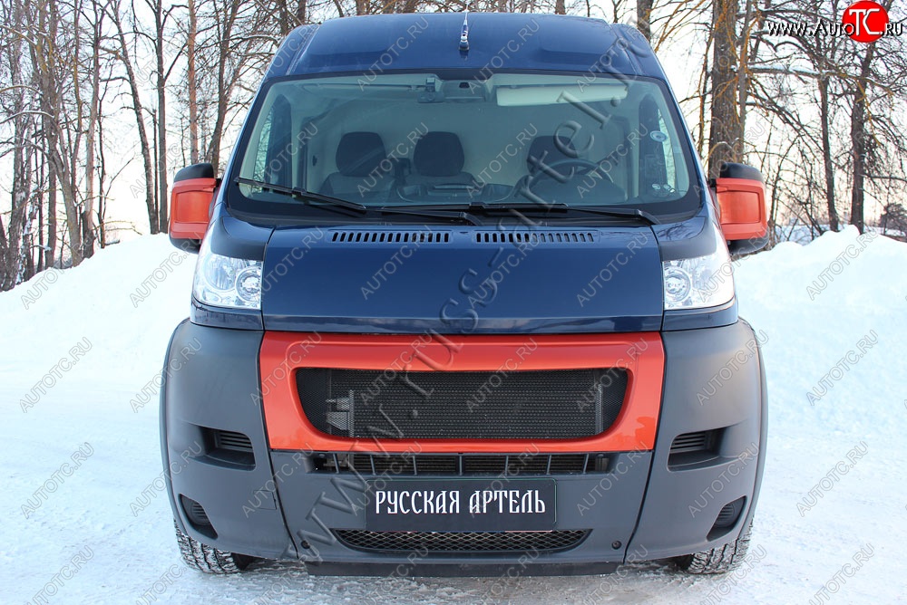 999 р. Реснички на фары (глянец) RA  Fiat Ducato  250 (2006-2014) (Неокрашенные)  с доставкой в г. Воронеж