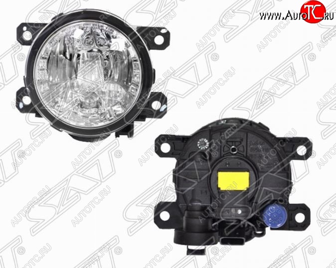 2 699 р. Противотуманная фара SAT (LH=RH)  Fiat Fullback (2016-2018), Mitsubishi ASX (2010-2020), Mitsubishi Outlander  GF (2012-2014), Mitsubishi Pajero Sport  QE (2015-2021), Renault Megane  универсал (2008-2016), Subaru Impreza  GJ (2012-2017), Subaru XV  GP/G33 (2012-2017)  с доставкой в г. Воронеж