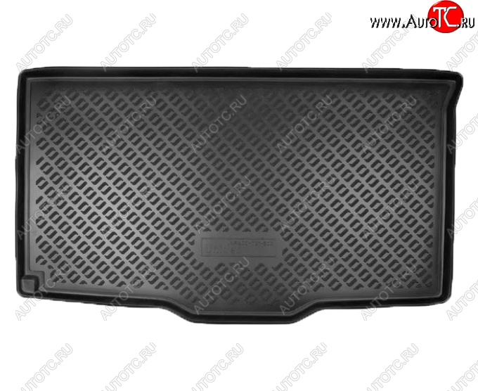 1 689 р. Коврик в багажник Norplast  Fiat Panda  3 319 (2012-2025) (Черный)  с доставкой в г. Воронеж