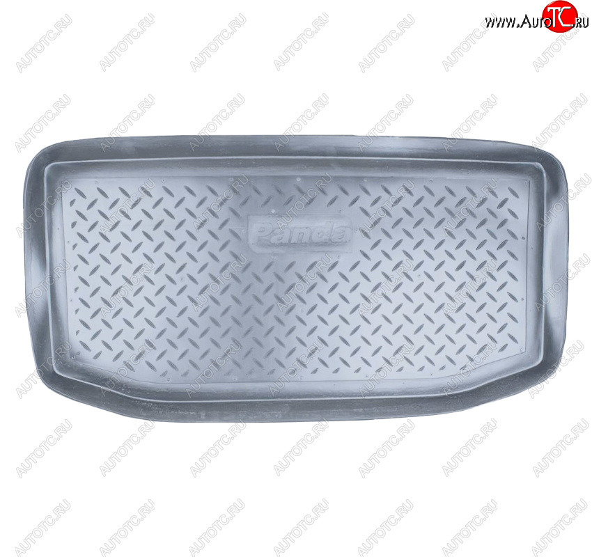 1 969 р. Коврик багажника Norplast Unidec  Fiat Panda  2 169 (2003-2011), Great Wall Peri (2007-2010) (Цвет: серый)  с доставкой в г. Воронеж