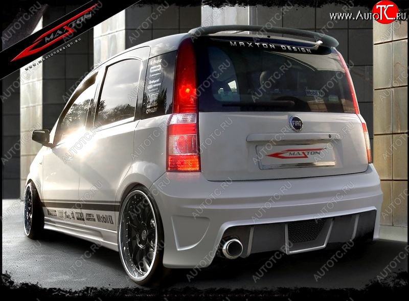 31 299 р. Задний бампер Maxton Fiat Panda 2 169 (2003-2011)  с доставкой в г. Воронеж