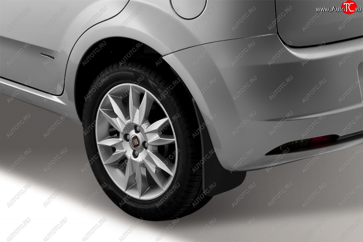 4 799 р. Брызговики Frosch (optimum, в коробке) Fiat Punto 199 хэтчбэк 5 дв. дорестайлинг (2005-2012) (Задние)  с доставкой в г. Воронеж