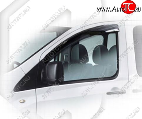 1 899 р. Дефлектора окон CA-Plastiс  Fiat Scudo (2007-2016) (Classic полупрозрачный, Без хром.молдинга)  с доставкой в г. Воронеж