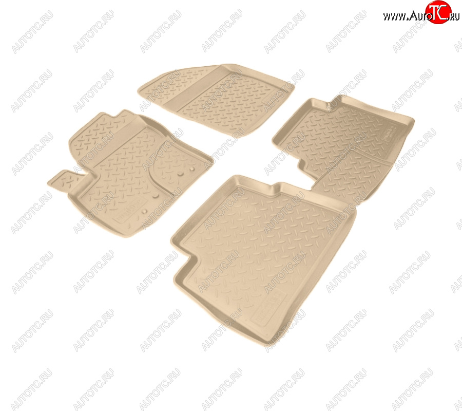 2 589 р. Коврики салона Norplast Unidec Ford C-max Mk1 рестайлинг (2007-2010) (Цвет: бежевый)  с доставкой в г. Воронеж
