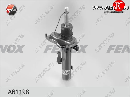 4 649 р. Левый амортизатор передний (газ/масло) FENOX Ford Focus 2 универсал рестайлинг (2007-2011)  с доставкой в г. Воронеж