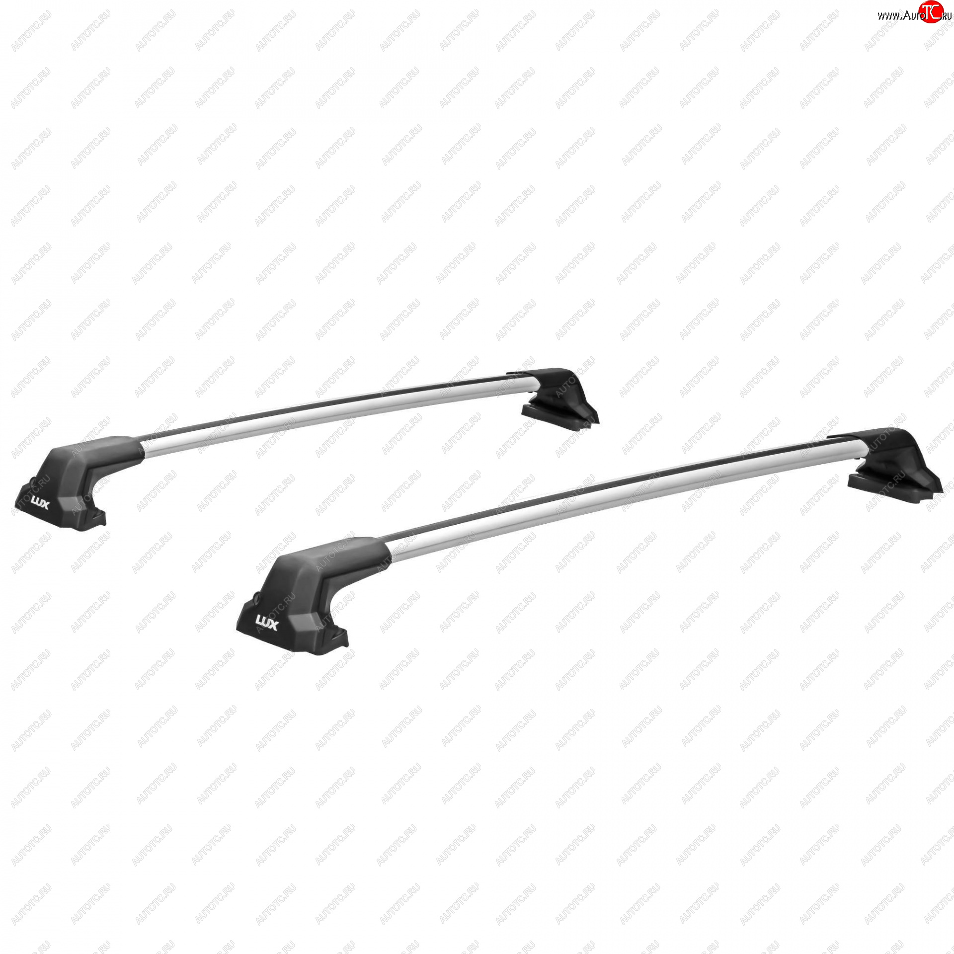 15 589 р. Багажник сборе в штатные места LUX CITY  Ford C-max  Mk1 (2003-2010), Ford Focus  2 (2004-2011), Hyundai Solaris  RBr (2010-2017), Mazda 3/Axela ( BK,  BL) (2003-2013), Mazda 6 ( GG,  GH) (2002-2012) (дуги серые, 105 см)  с доставкой в г. Воронеж
