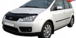Дефлектор капота NovLine (прозрачный) Ford C-max  Mk1 (2007-2010) рестайлинг
