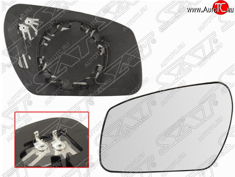 749 р. Полотно зеркала SAT (сферическое с обогревом) Ford Mondeo Mk3,B4Y дорестайлинг, седан (2000-2003)  с доставкой в г. Воронеж