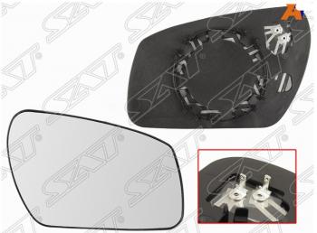 Правое полотно зеркала SAT (сферическое, с обогревом) Ford Focus 2  седан дорестайлинг (2004-2008)