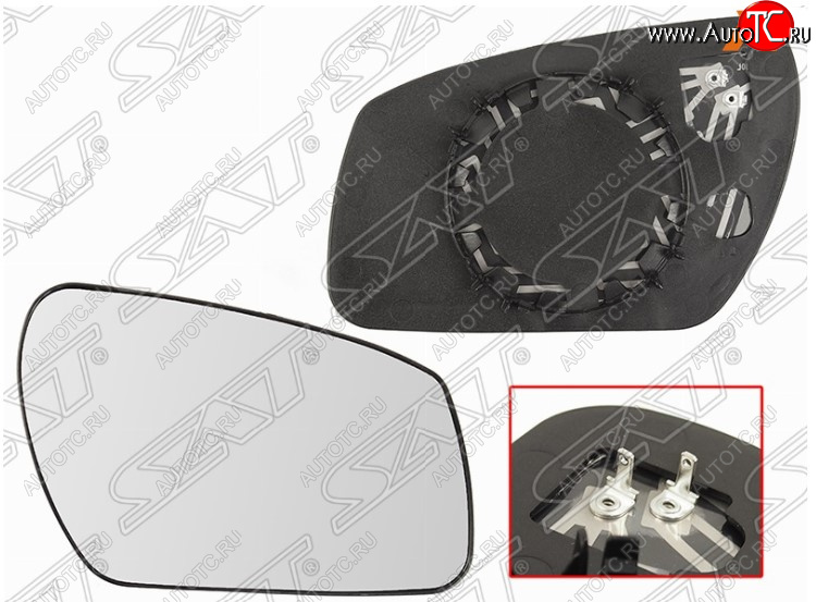 749 р. Правое полотно зеркала SAT (сферическое, с обогревом) Ford Mondeo Mk3,B4Y дорестайлинг, седан (2000-2003)  с доставкой в г. Воронеж