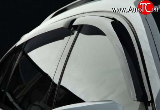 3 399 р. Комплект дефлекторов окон (ветровиков) 4 шт. SIM Ford EcoSport дорестайлинг (2013-2019)  с доставкой в г. Воронеж