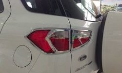 4 749 р. Накладки на фонари СТ Ford EcoSport дорестайлинг (2013-2019) (Неокрашенные)  с доставкой в г. Воронеж. Увеличить фотографию 2