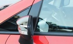 4 199 р. Накладки на зеркала СТ Ford EcoSport дорестайлинг (2013-2019) (Неокрашенные)  с доставкой в г. Воронеж. Увеличить фотографию 2