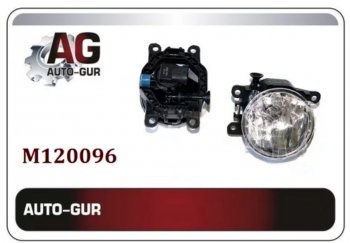 1 479 р. Противотуманные фары AUTO GUR (комплект, с лампами)  Ford EcoSport (2013-2019) дорестайлинг  с доставкой в г. Воронеж. Увеличить фотографию 1