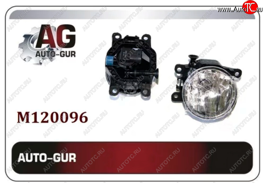 1 479 р. Противотуманные фары AUTO GUR (комплект, с лампами)  Ford EcoSport (2013-2019) дорестайлинг  с доставкой в г. Воронеж