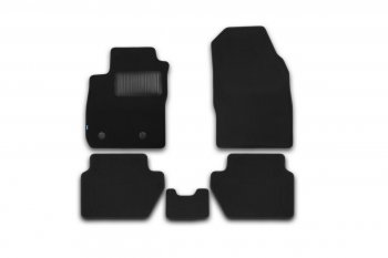 Коврики в салон Klever Premium (текстиль) Ford EcoSport  B515 (2017-2019) рестайлинг (Черный)