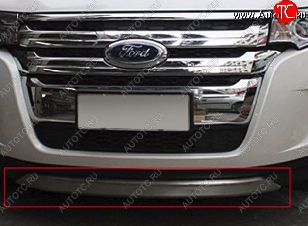 36 549 р. Накладка на передний бампер (рестайлинг) CT Ford Edge U387 дорестайлинг (2006-2010) (Неокрашенная)  с доставкой в г. Воронеж