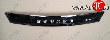 999 р. Дефлектор капота Russtal (короткий) Ford Escape 3 дорестайлинг (2012-2016)  с доставкой в г. Воронеж