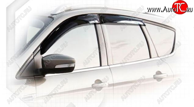 2 099 р. Дефлектора окон CA-Plastiс Ford Escape 3 рестайлинг (2016-2019) (Classic полупрозрачный, Без хром молдингов) с доставкой в г. Воронеж Увеличить фотографию 1 2 099 р. Дефлектора окон CA-Plastiс Ford Escape 3 рестайлинг (2016-2019) (Classic полупрозрачный, Без хром молдингов) с доставкой в г. Воронеж