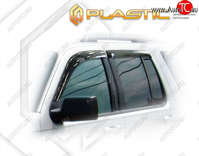 2 099 р. Дефлектора окон CA-Plastiс Ford Explorer U251 5 дв. (2006-2010) (Classic полупрозрачный, Без хром.молдинга)  с доставкой в г. Воронеж