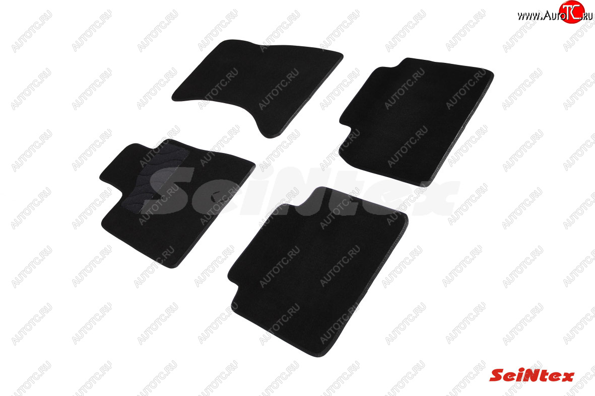 3 399 р. Текстильные коврики в салон V 10 (до V3,5) SEINTEX LUX  Ford Explorer  U502 (2010-2016) дорестайлинг  с доставкой в г. Воронеж