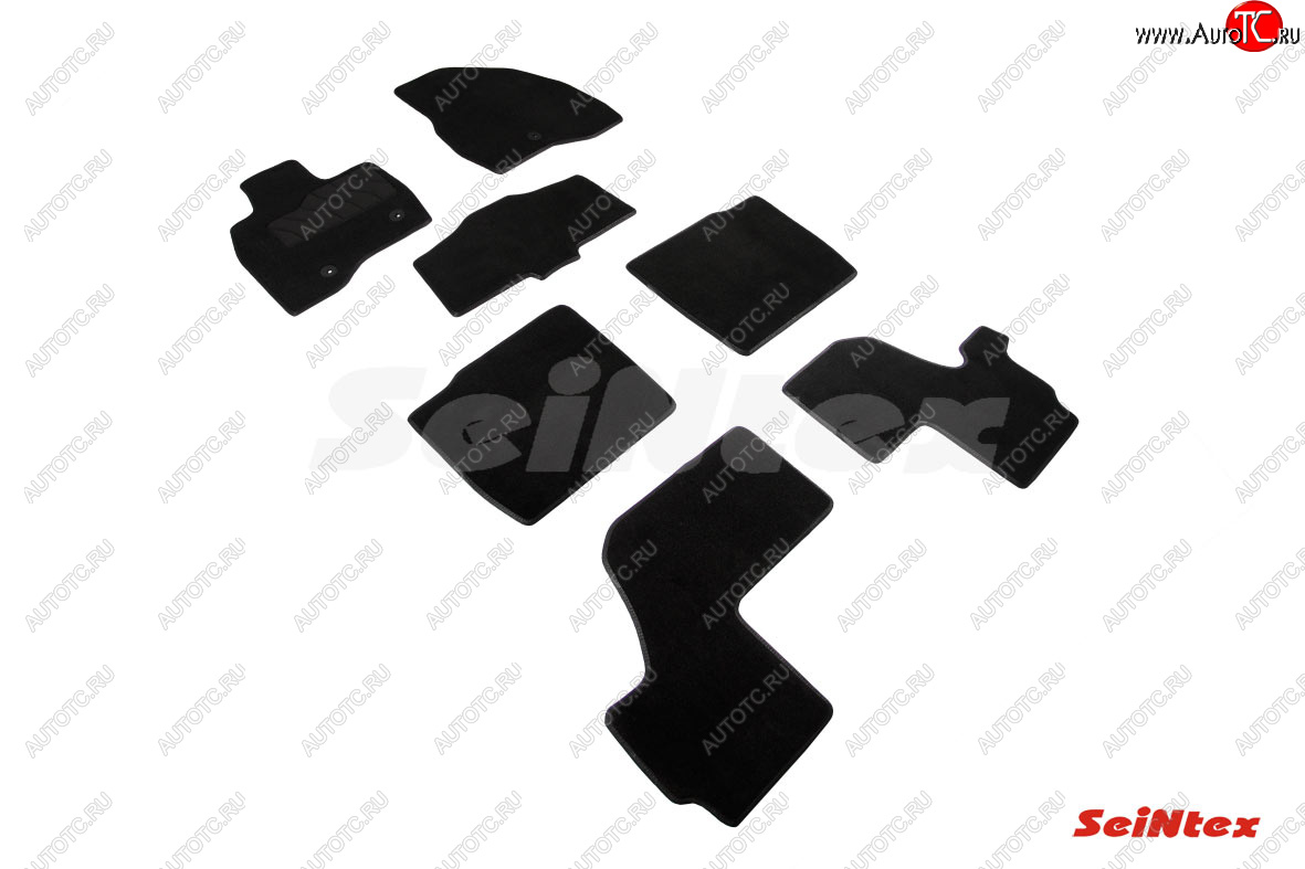 3 399 р. Текстильные коврики в салон V 15 (V3,5) SEINTEX LUX  Ford Explorer  U502 (2010-2016) дорестайлинг  с доставкой в г. Воронеж